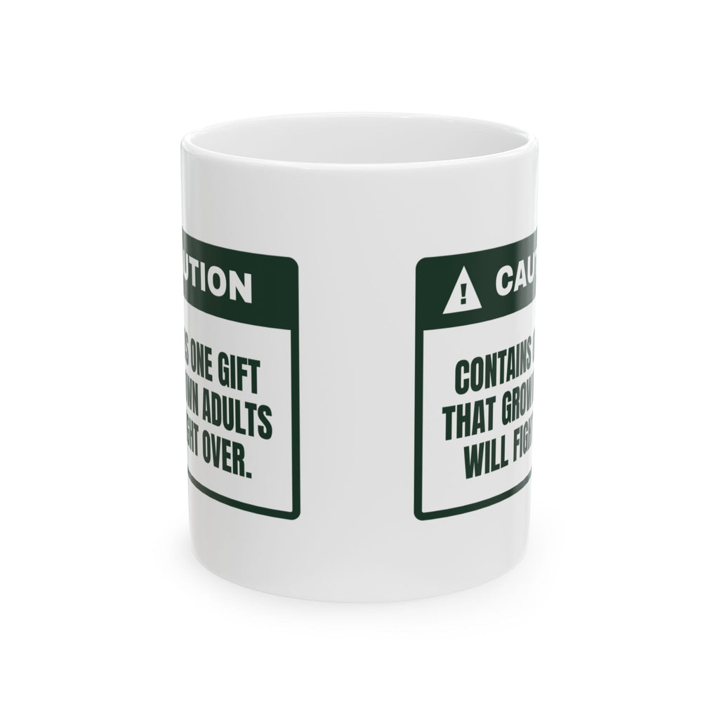 Funny White Elephant Coffee Mug Grown Adults Will Fight Over This