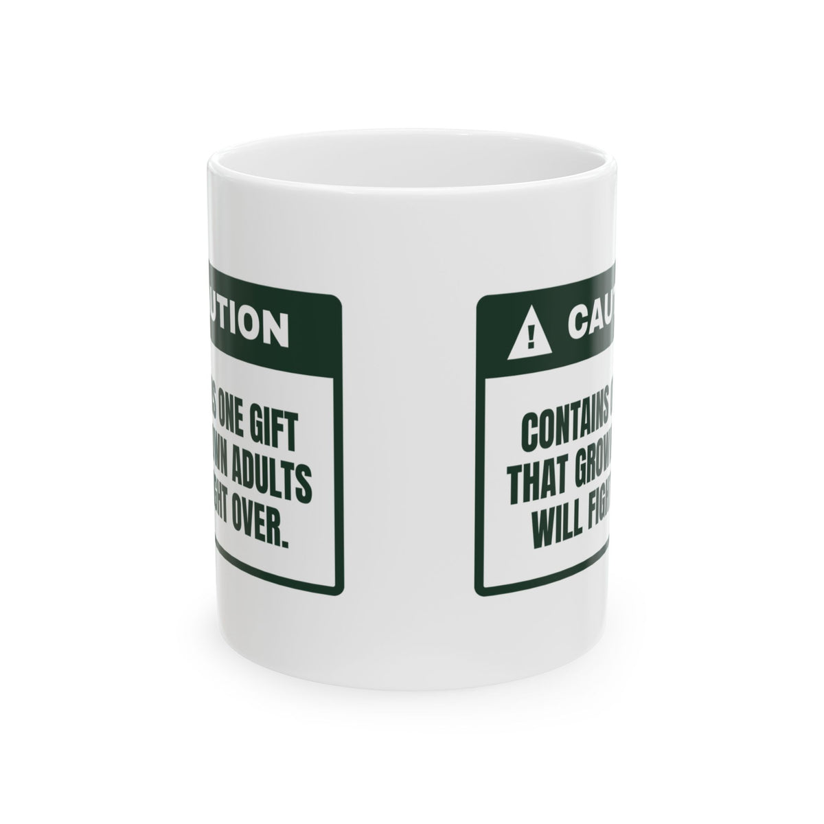 Funny White Elephant Coffee Mug Grown Adults Will Fight Over This
