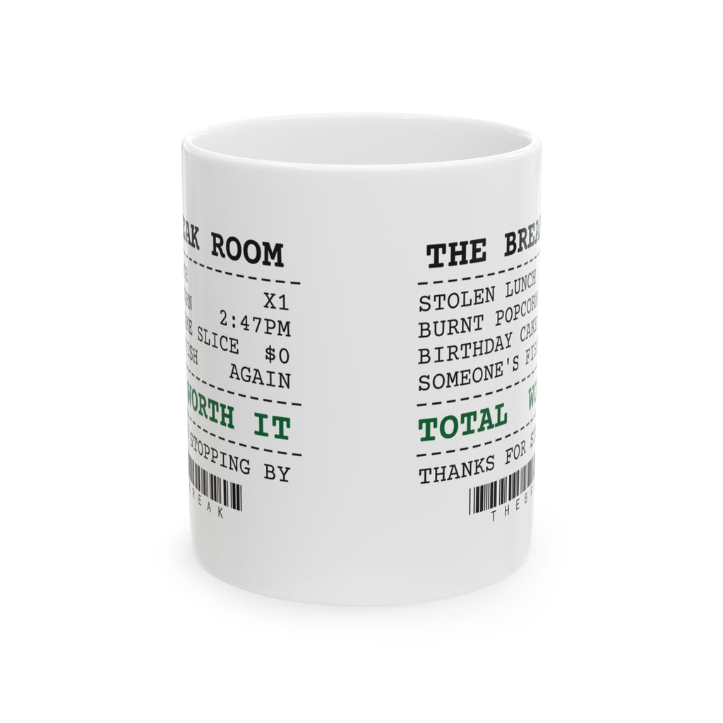 Break Room Receipt Coffee Mug For Coworkers