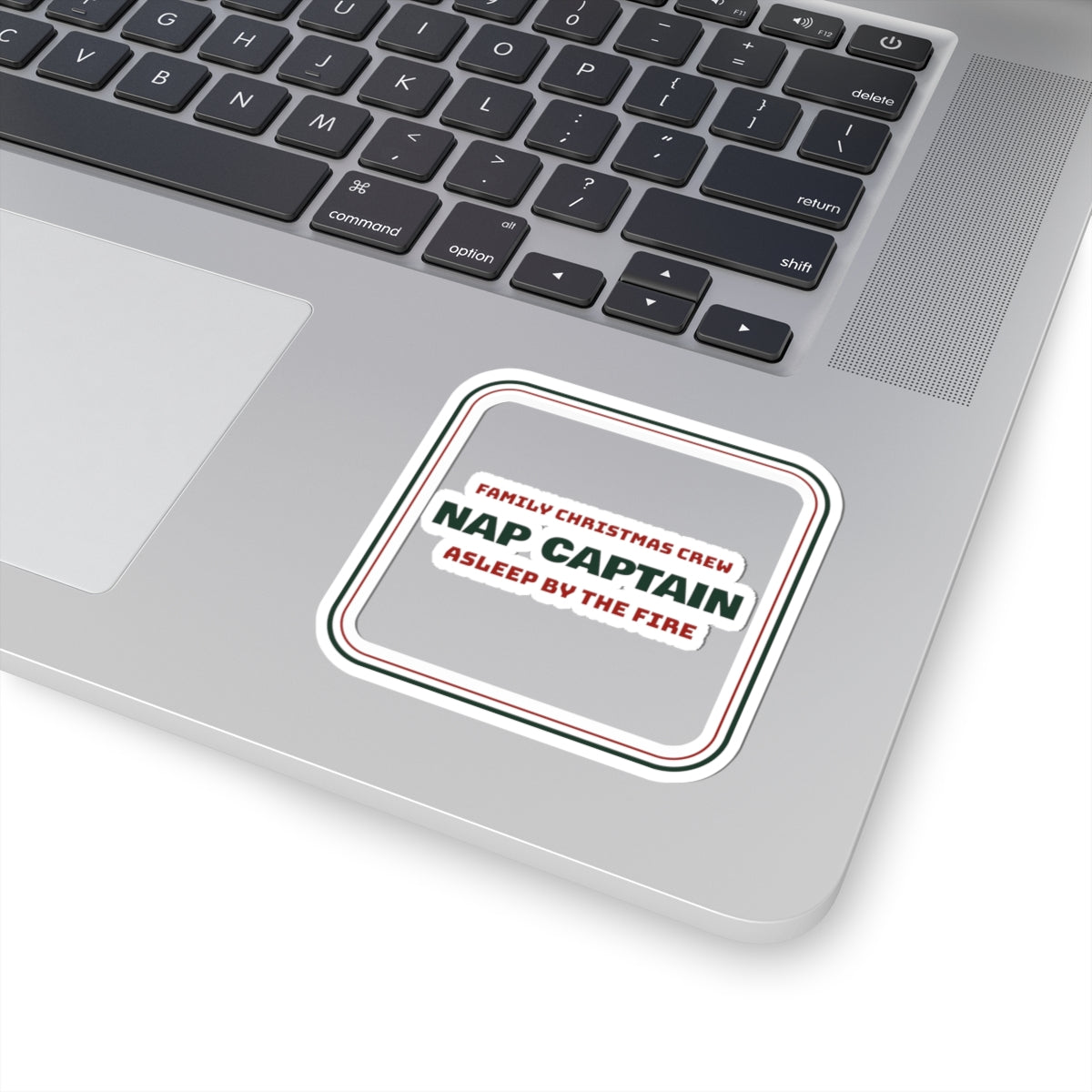 Matching Family Christmas Sticker Nap Captain Family Crew