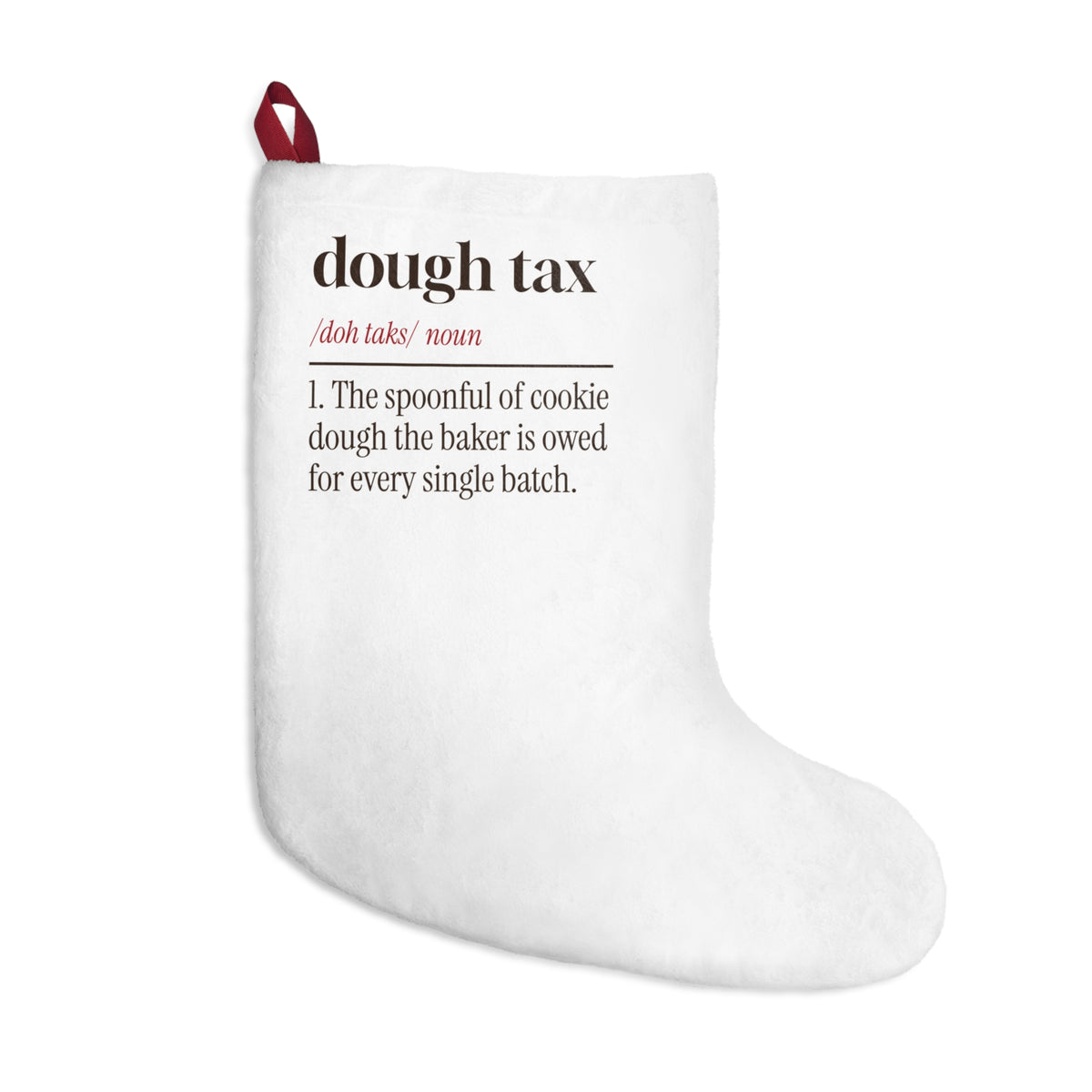 Funny Christmas Cookie Baking Christmas Stocking Dough Tax Definition