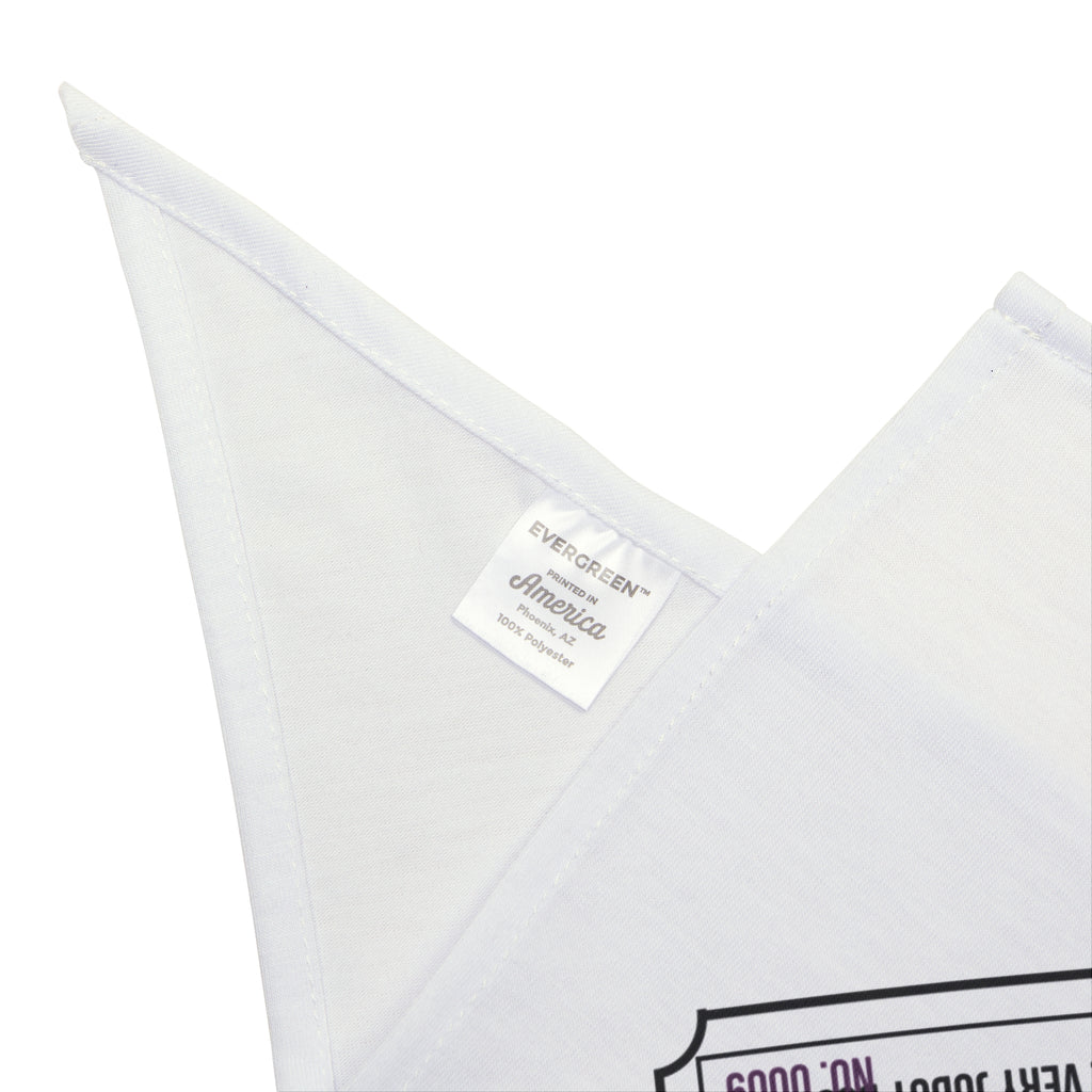 Head Of Cat Staff Ticket Dog Bandana For Cat Moms