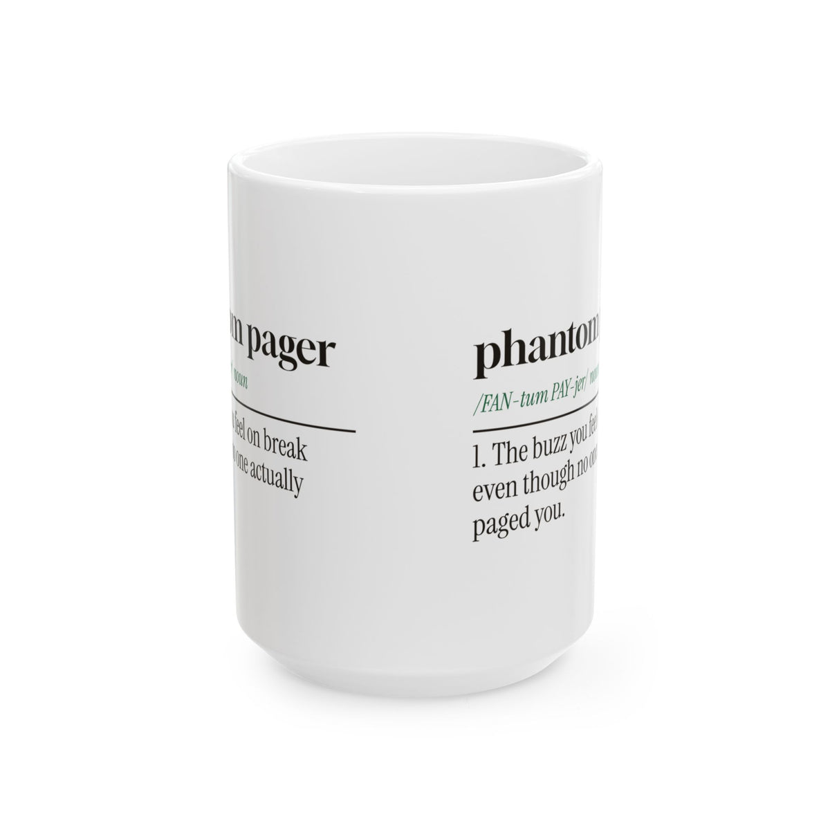 Spooky Nurse Coffee Mug Phantom Pager Definition For Nurses