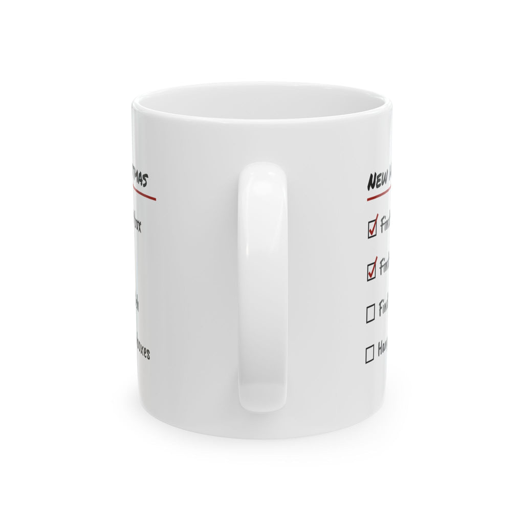 Funny Christmas Coffee Mug New Home Christmas Checklist