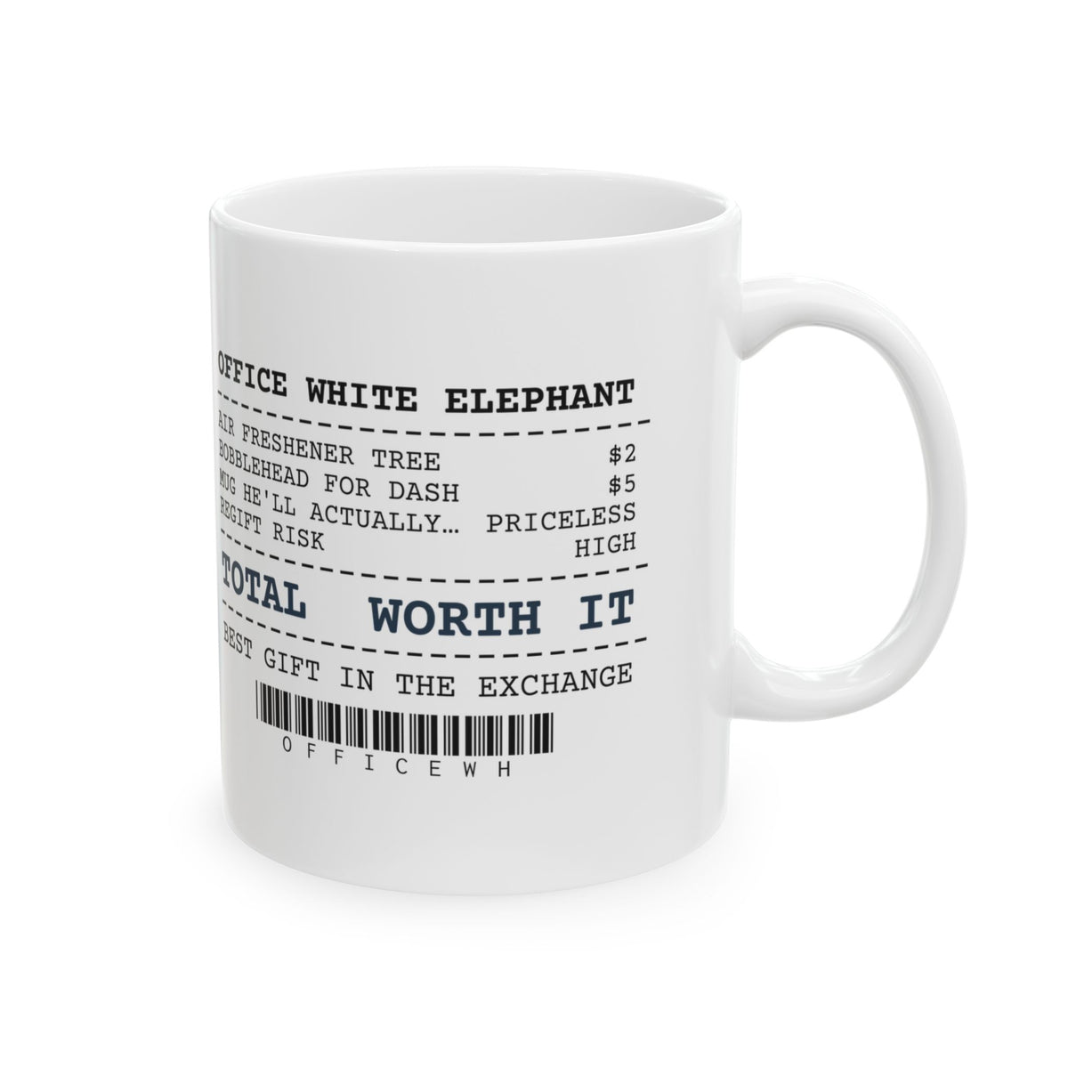 White Elephant Worth It Coffee Mug For Car Guys