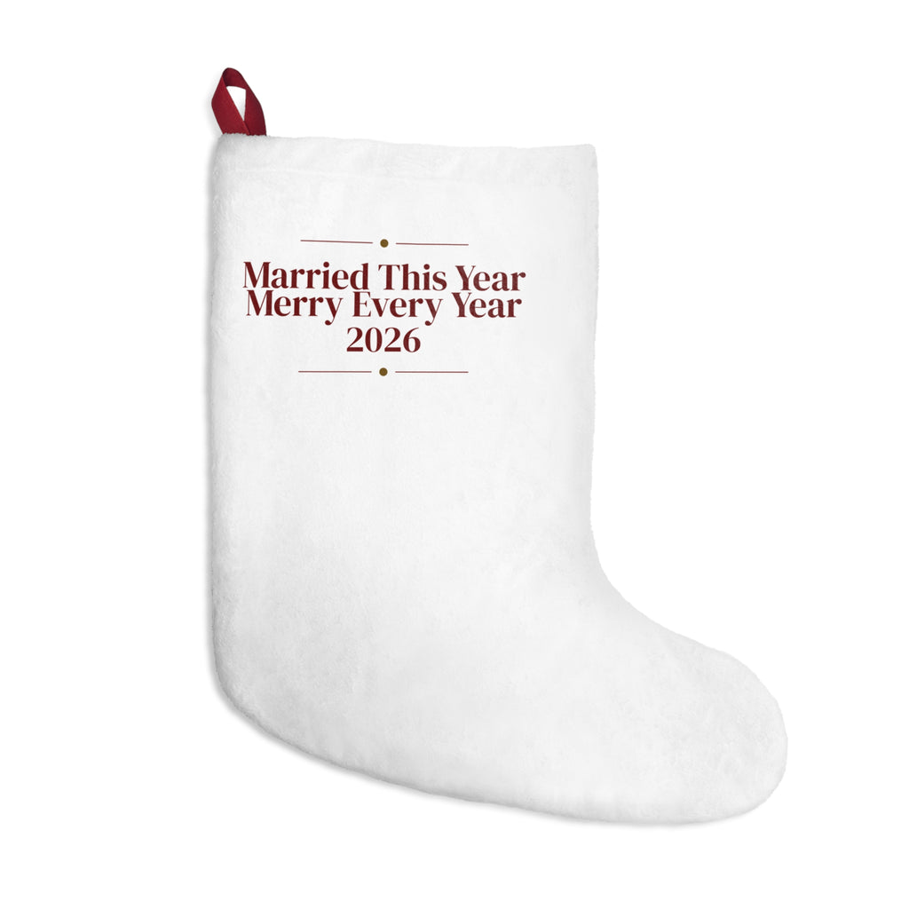 Christmas Stocking Married This Year Merry Every Year 2026