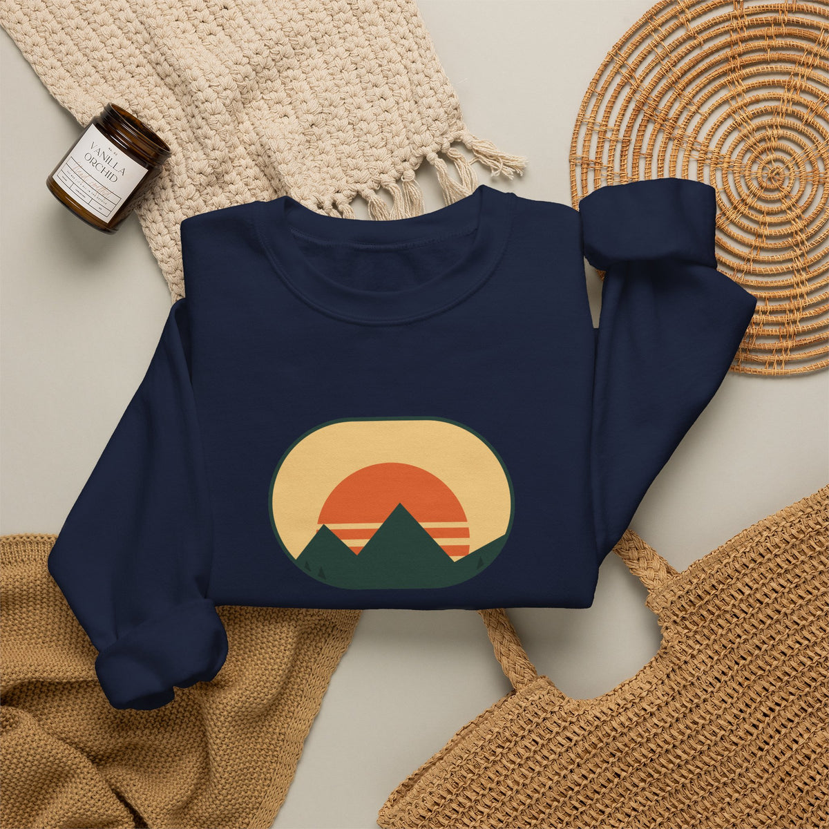 Lake Brain Sweatshirt No Thoughts Just Waves