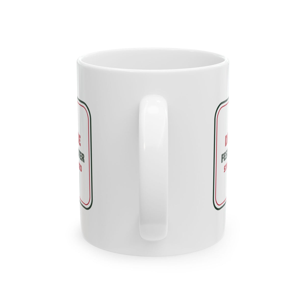 Funny Ugly Sweater Party Coffee Mug Dress Code Festive Disaster