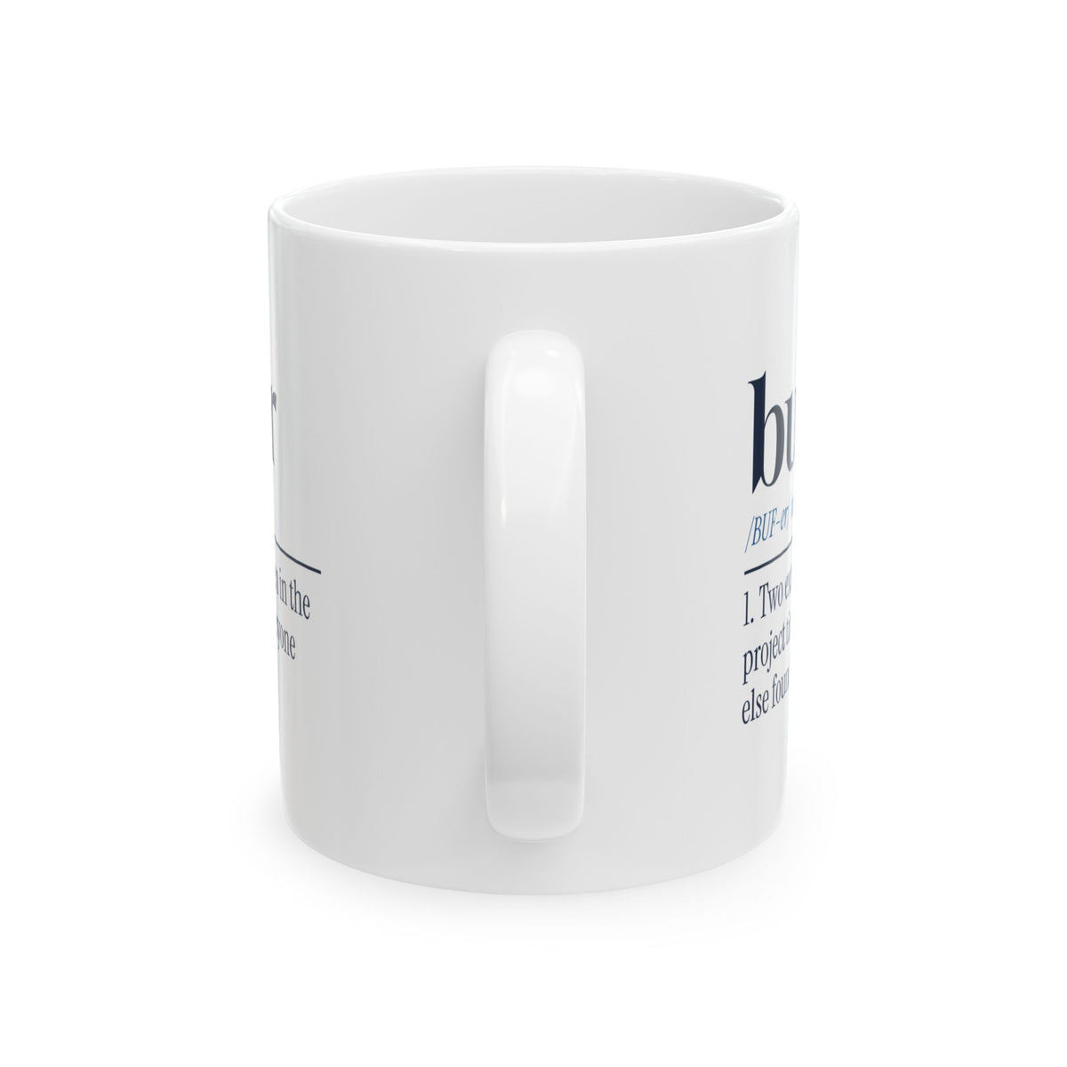 Funny Project Manager Coffee Mug Buffer Dictionary Definition For PMs