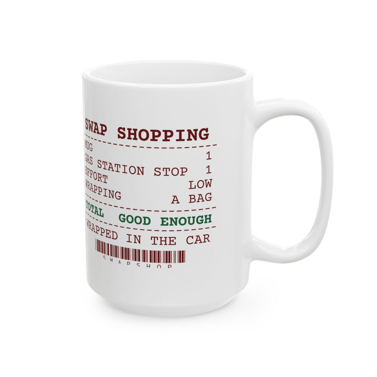 Funny White Elephant Coffee Mug Gas Station Find Wrapped In The Car