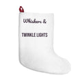 Christmas Cat Christmas Stocking Whiskers And Twinkle Lights