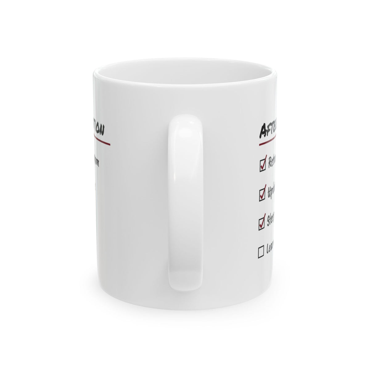 Funny College Graduation Coffee Mug After Graduation Checklist