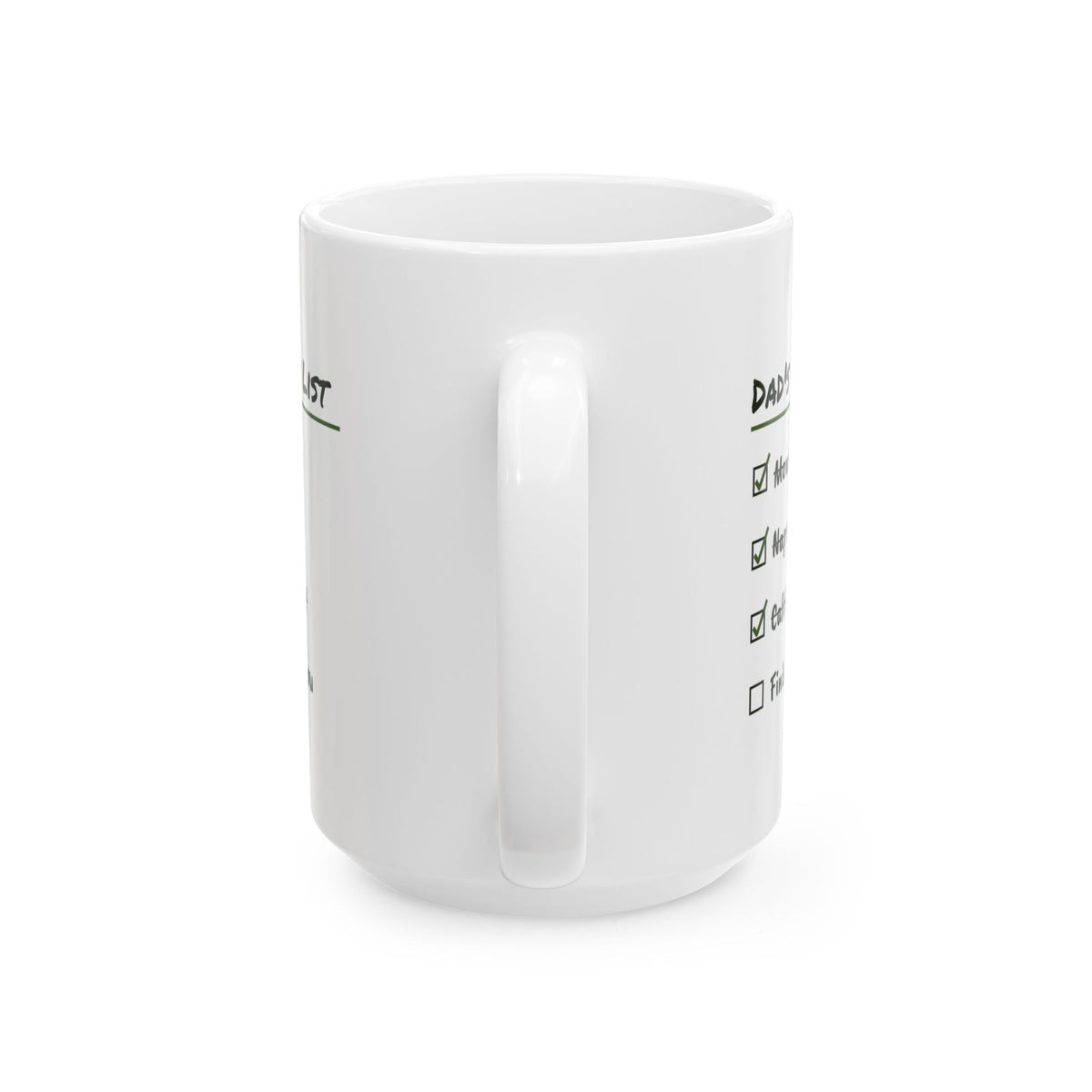 Funny Dad Saturday Checklist Coffee Mug For Dad
