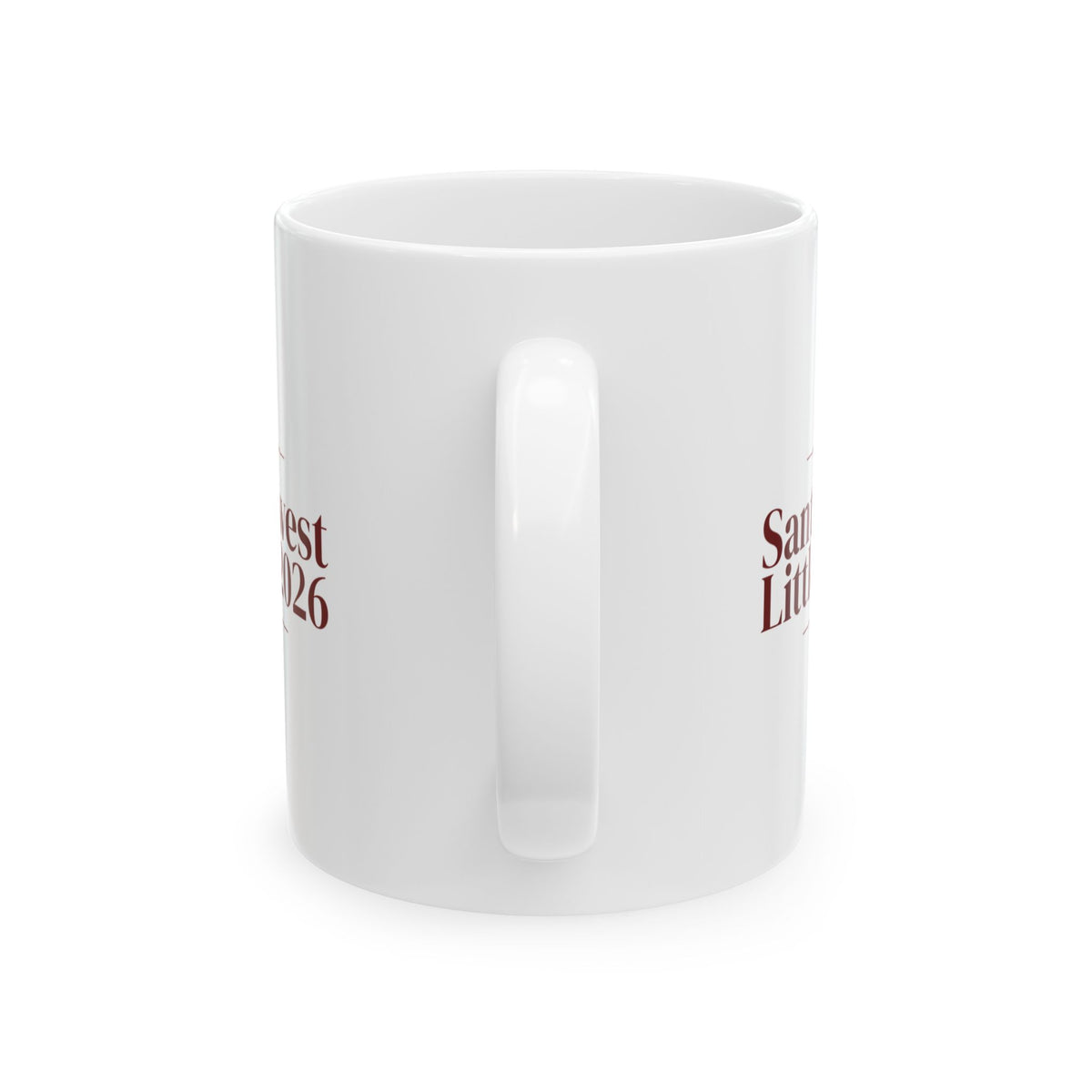 Christmas Coffee Mug Santa's Newest Little Fan 2026 Baby Keepsake