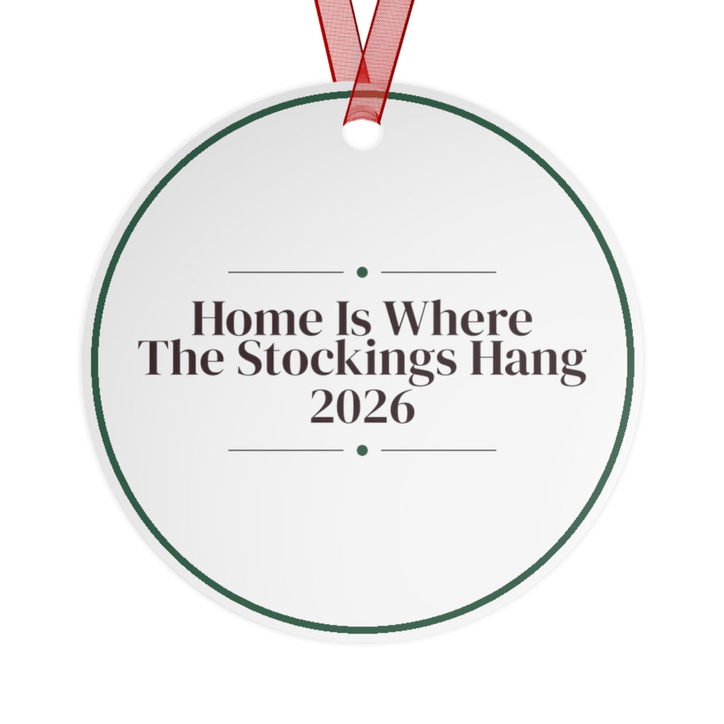 Christmas Ornament Home Is Where The Stockings Hang 2026 Family