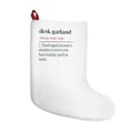 Funny Office Christmas Stocking Desk Garland Dictionary