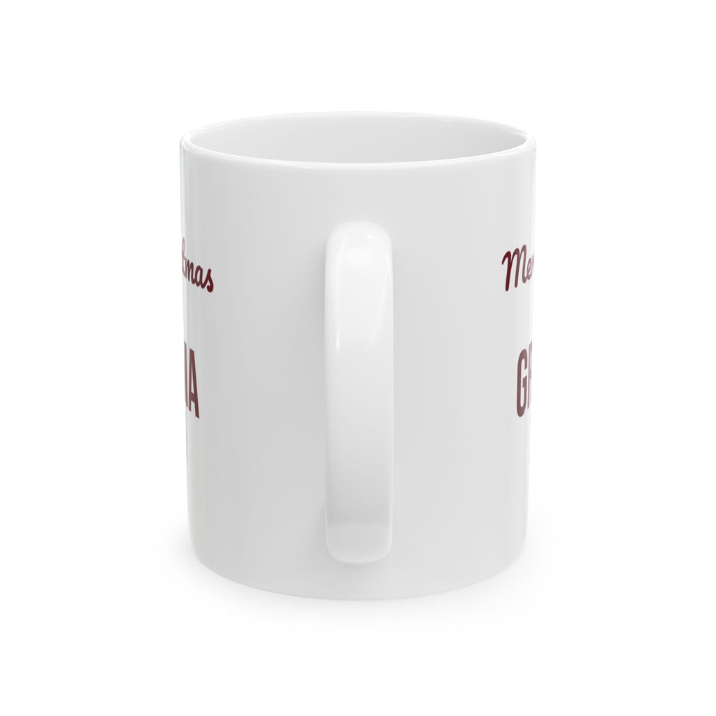 Merry Christmas Grandma 2026 Coffee Mug From Grandkids