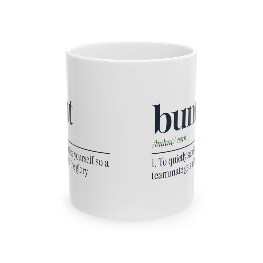 Softball Coffee Mug Bunt A Softball Verb