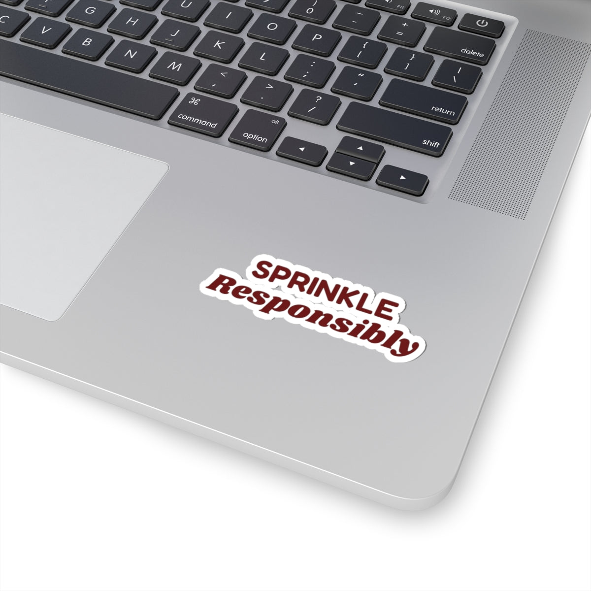Funny Christmas Cookie Baking Sticker Sprinkle Responsibly