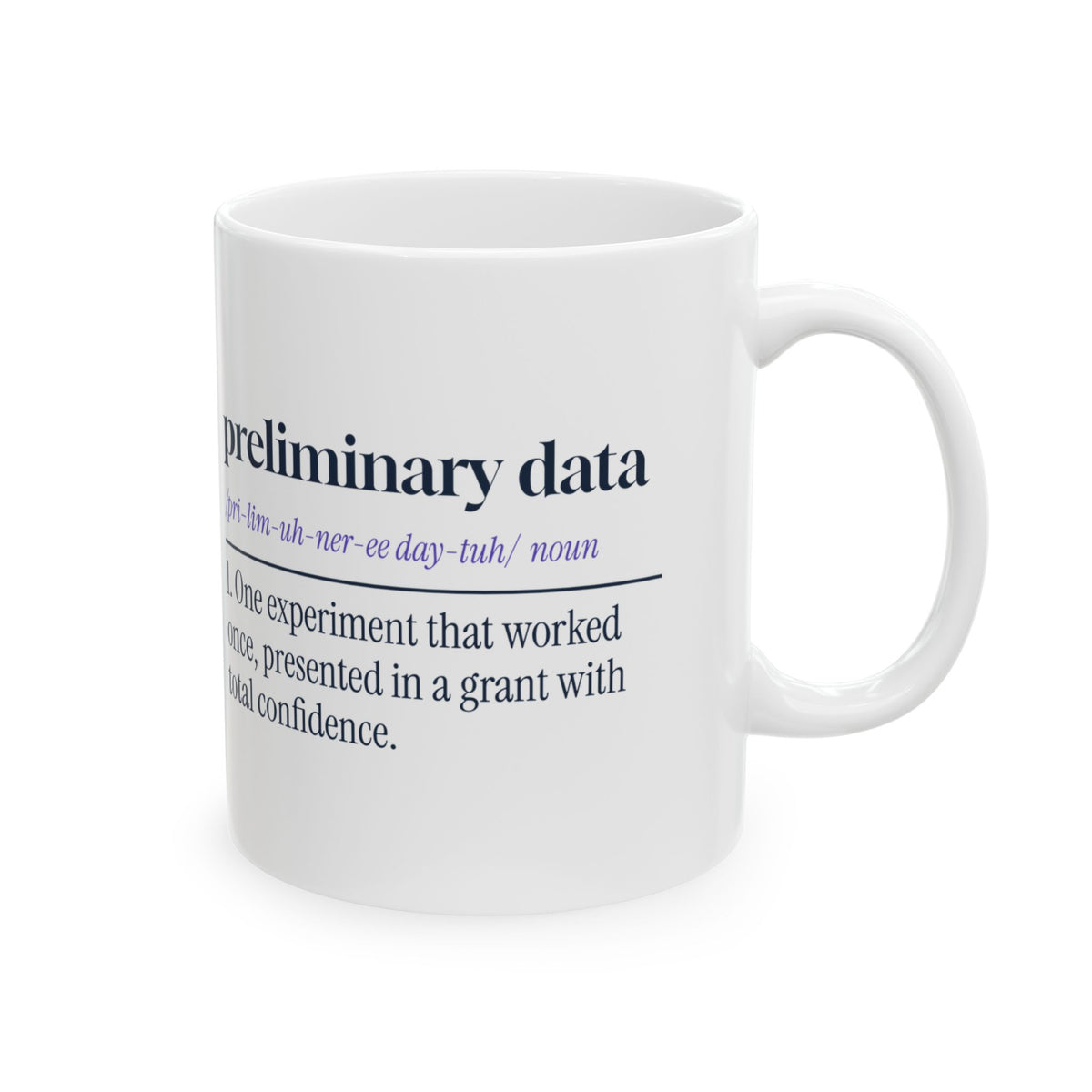 Scientist Mug Preliminary Data Dictionary Definition