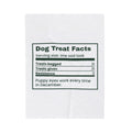 Funny Christmas Dog Throw Blanket Dog Treat Nutrition Facts Label