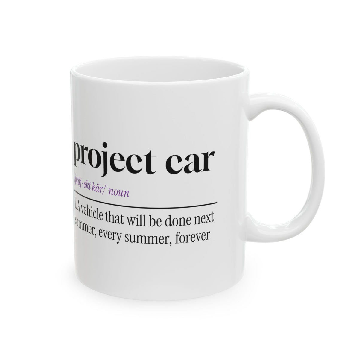 Project Car Coffee Mug Done Next Summer For Dad