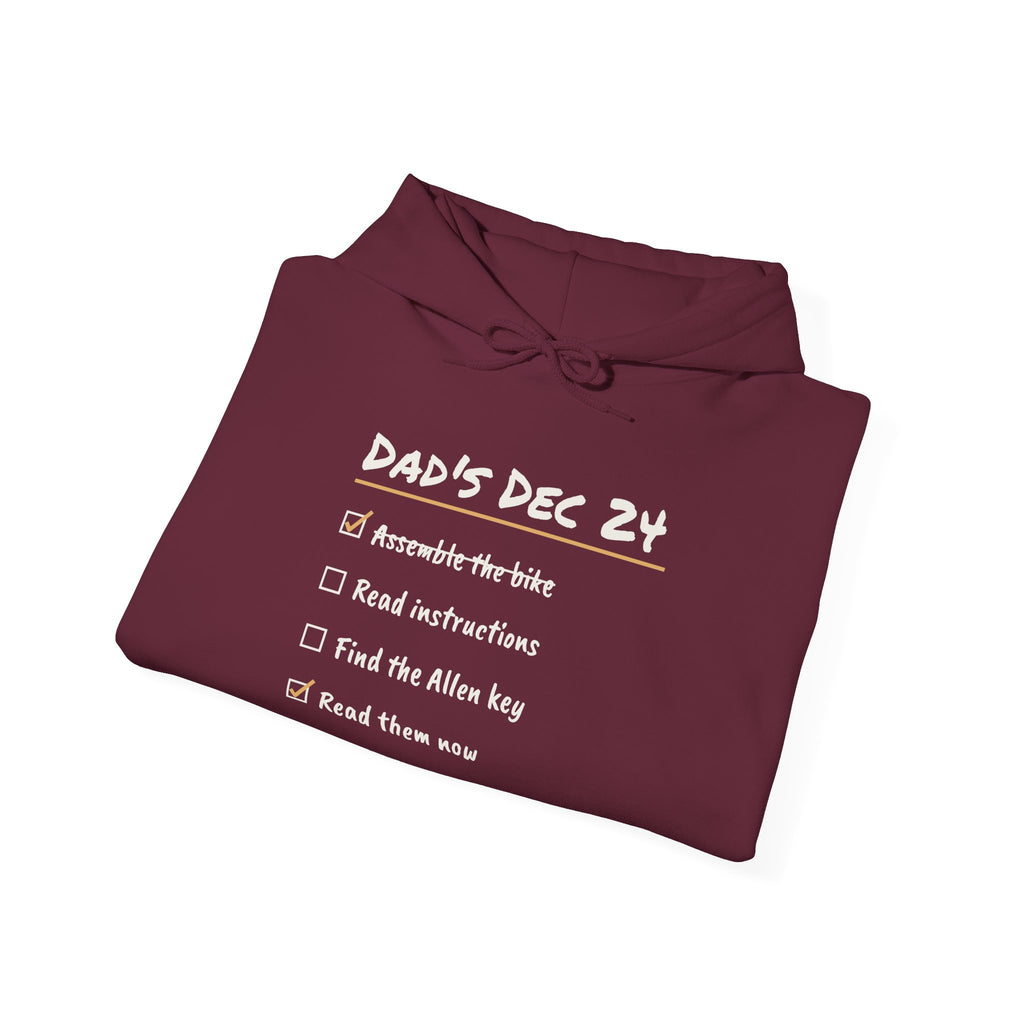 Funny Christmas Dad Hoodie Read The Instructions Eventually