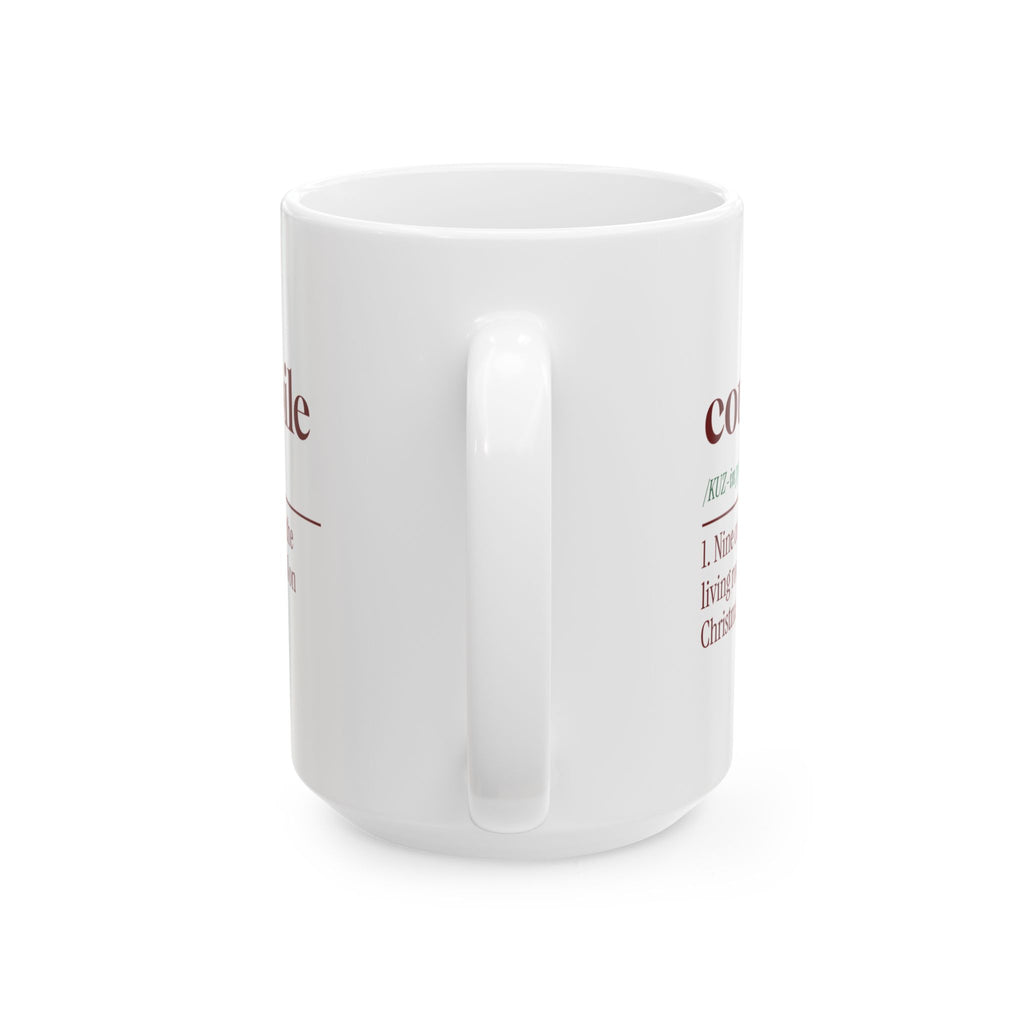 Funny Christmas Family Coffee Mug Cousin Pile Dictionary Definition