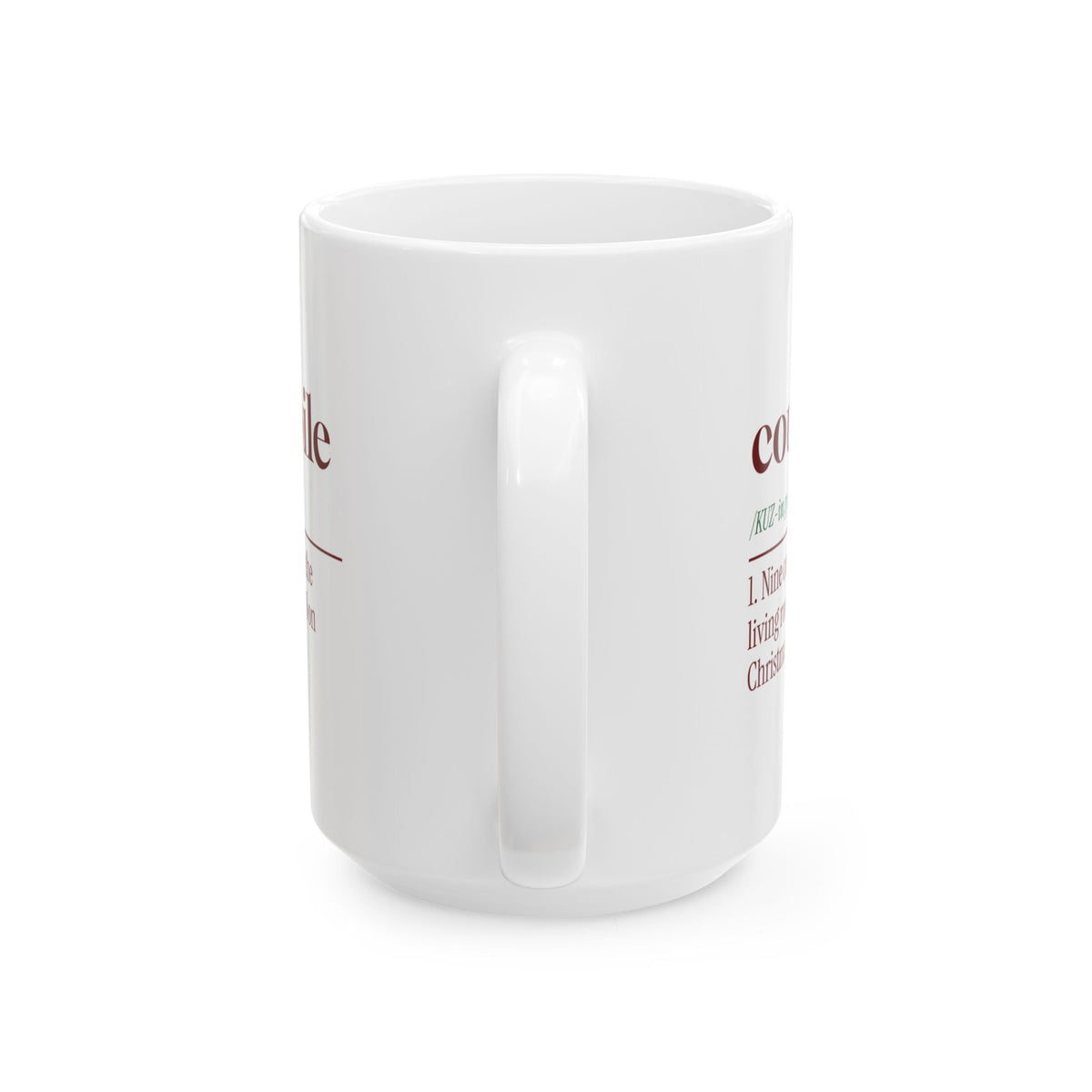 Funny Christmas Family Coffee Mug Cousin Pile Dictionary Definition