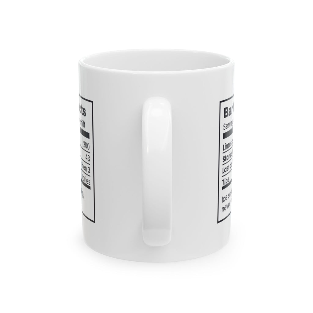 Funny Bartender Mug Bartender Facts Limes Cut Stories Heard