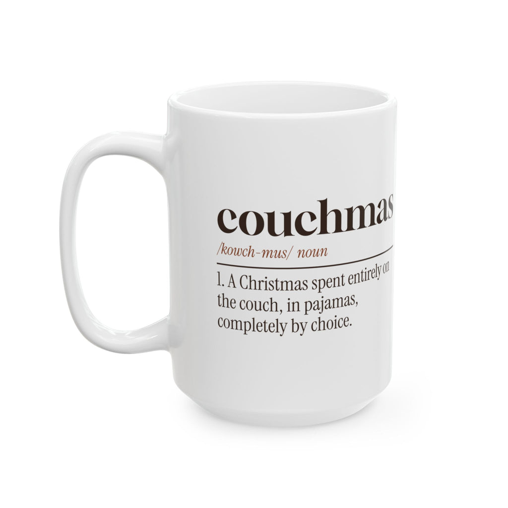 Funny Christmas Introvert Coffee Mug Couchmas Definition