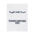 Teacher Christmas 2026 Throw Blanket Taught With Heart For Teachers