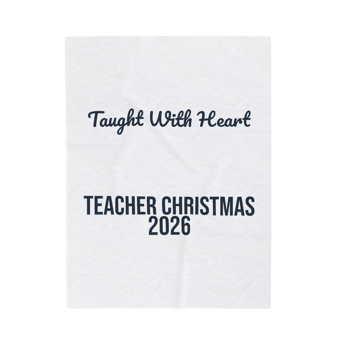 Teacher Christmas 2026 Throw Blanket Taught With Heart For Teachers