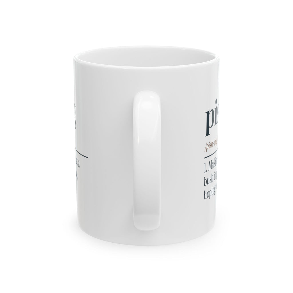 Funny Birdwatching Coffee Mug Pishing Definition For Birders