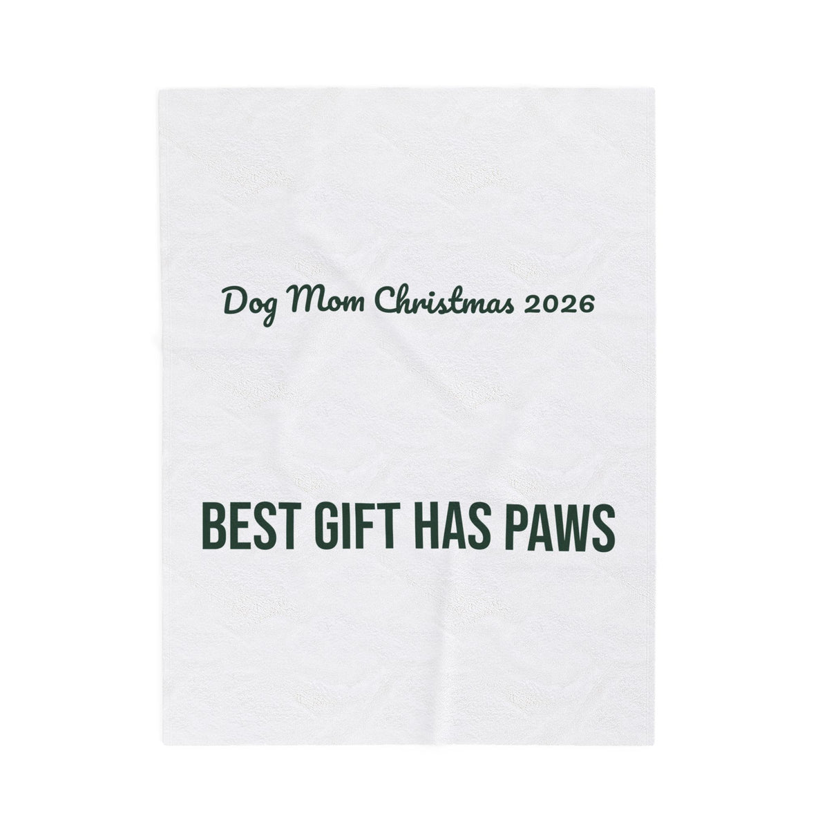 Christmas Throw Blanket Dog Mom Christmas 2026 Best Gift Has Paws