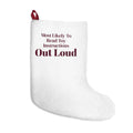 Funny Christmas Stocking Most Likely To Read Toy Instructions