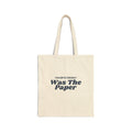 Funny Baby's First Christmas Tote Bag Favorite Present Was The Paper