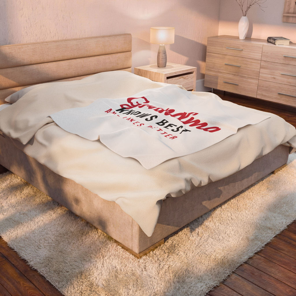 Grandma Throw Blanket Grandma Knows Best And Bakes Better