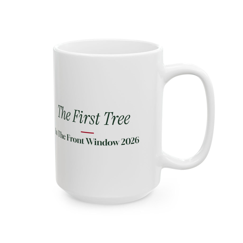 Christmas Coffee Mug The First Tree In The Front Window 2026 Keepsake