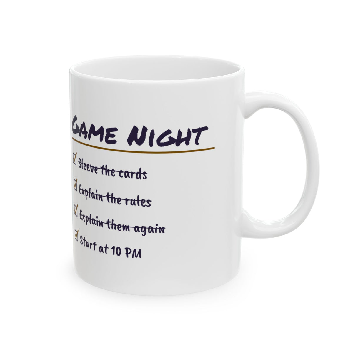 Funny Board Gamer Mug Explain Them Again Start At 10 PM