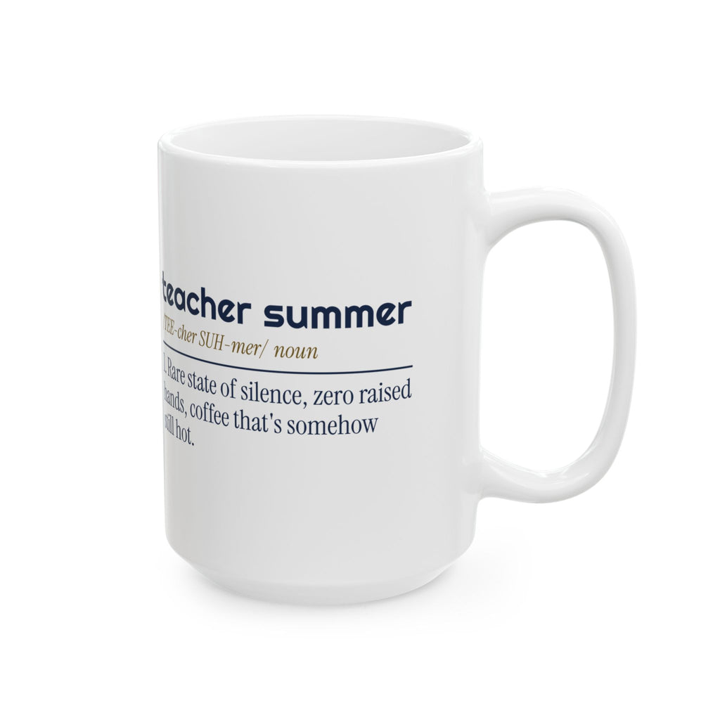 Funny Teacher Summer Dictionary Coffee Mug For Teachers