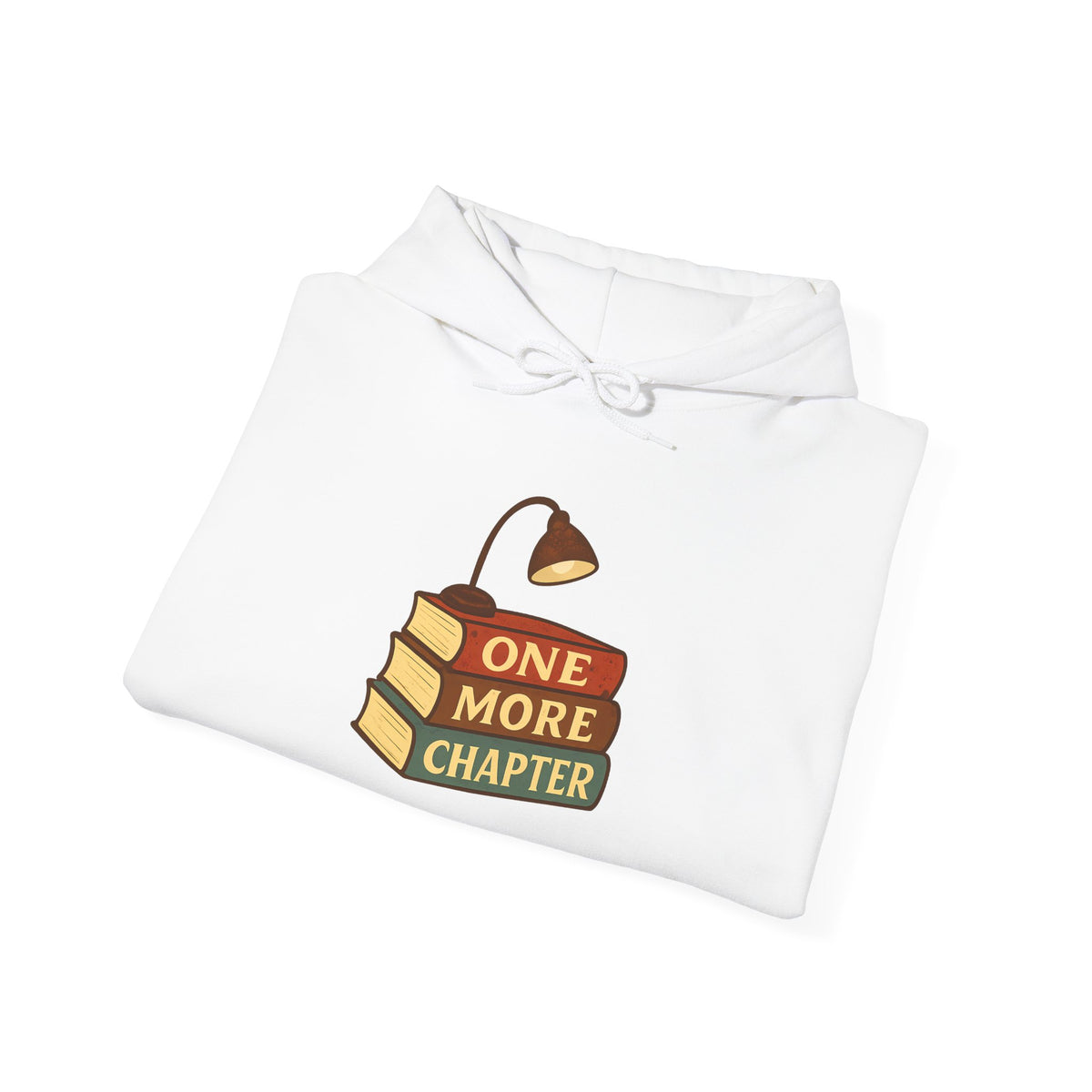 One More Chapter Funny Book Lover Reading Hoodie