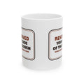 Funny Bestie Coffee Mug Your Side Of The Couch Reserved Sign For BFFs