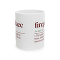 Funny New Home Christmas Coffee Mug Fireplace Dictionary Definition