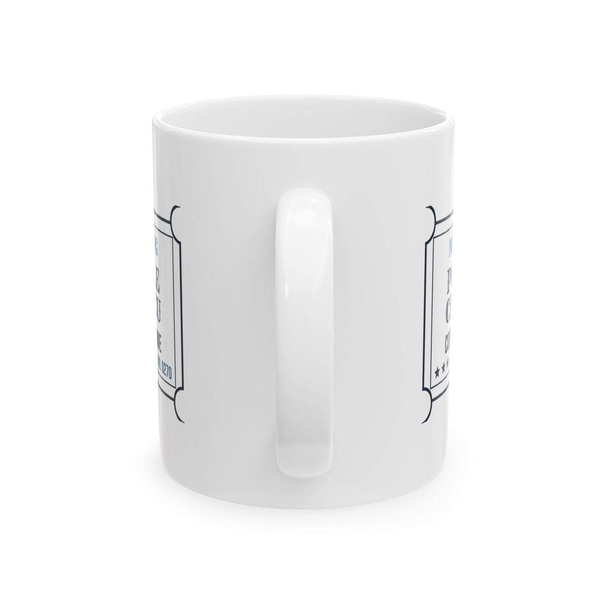 Rad Tech Coffee Mug Now Serving Portable Chest ICU Ticket