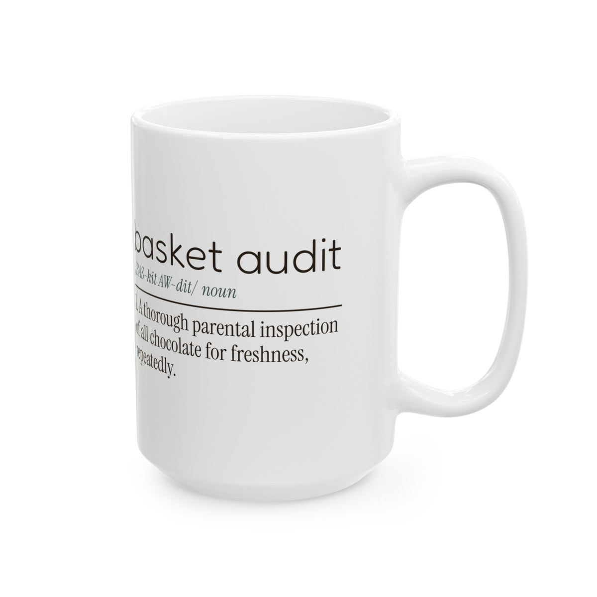 Funny Easter Basket Audit Coffee Mug For Candy Stealing Parents