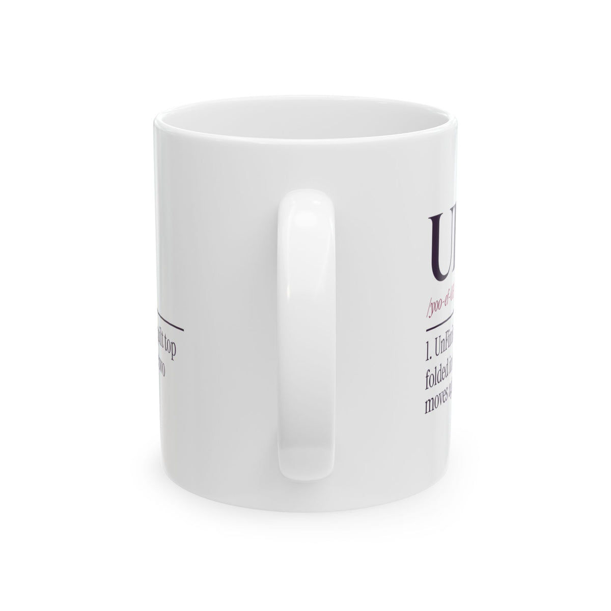 Funny Quilting Coffee Mug UFO Unfinished Object Dictionary For Quilters