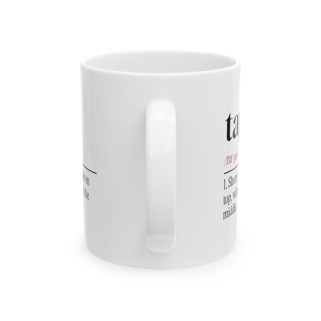 Funny Barber Coffee Mug Taper Sides Short Stories Long