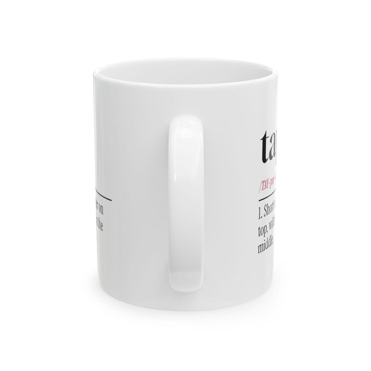Funny Barber Coffee Mug Taper Sides Short Stories Long