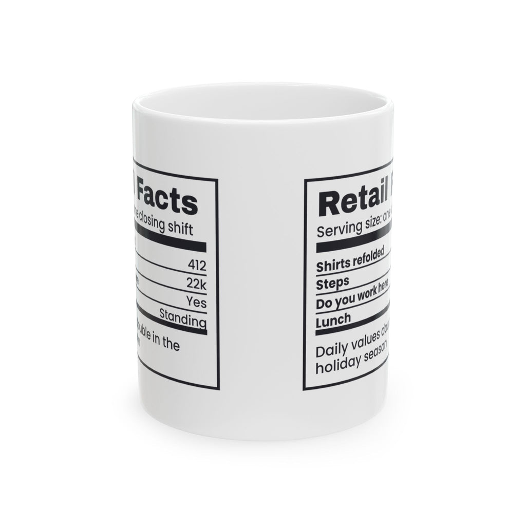 Funny Retail Worker Mug Retail Facts Shirts Refolded 412 For Associates